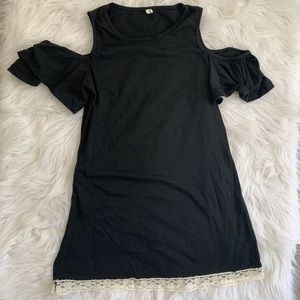 Off the shoulder Black dress